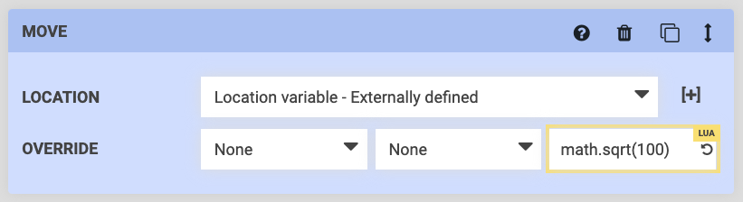 move command with formula